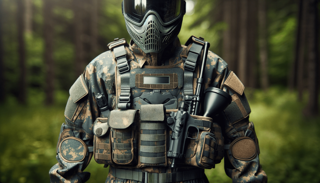 DALL·E 2024-01-16 14.54.27 - A highly detailed and hyperrealistic image of protective clothing for paintball. The image includes a full-body suit, durable and padded to absorb imp.png